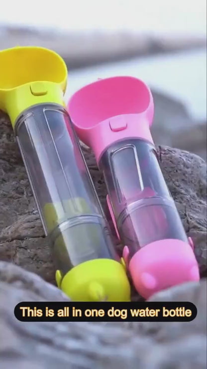 3-in-1 Portable Pet Water Bottle